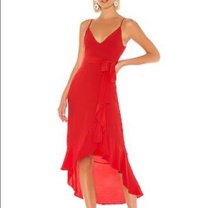 Bridget Midi Dress - Red